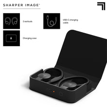 Load image into Gallery viewer, Sharper Image Soundhaven Sport True Wireless Earbuds with Qi Charging Case