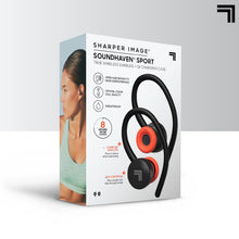 Load image into Gallery viewer, Sharper Image Soundhaven Sport True Wireless Earbuds with Qi Charging Case