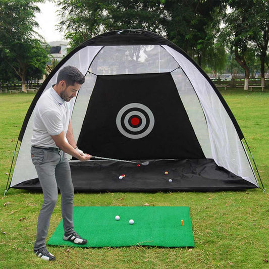Golf Practice Net Tent Grassland Practice Tent Golf Training Equipment Mesh Outdoor