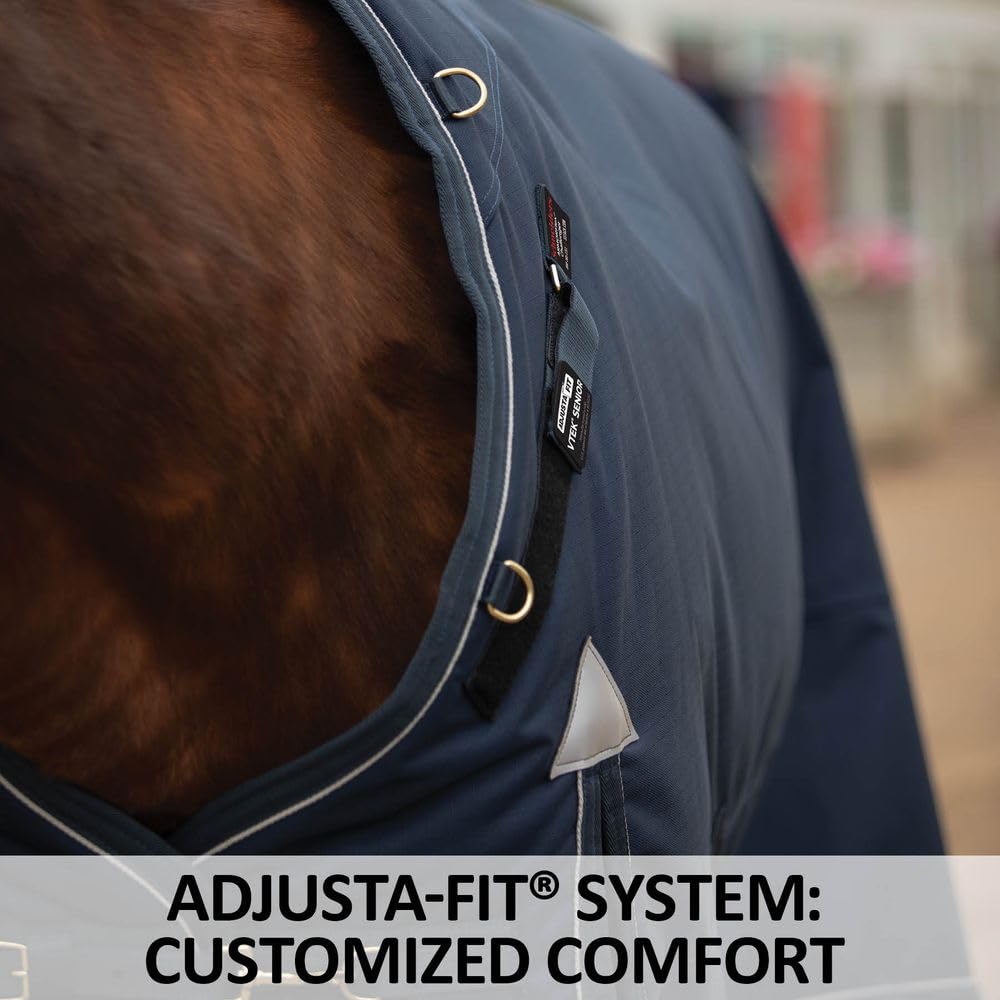 Challenger II Senior Adjusta-Fit Surcingle Horse Turnout Blanket | Wither Relief | Waterproof Horse Blanket | 1200D Ripstop | Winter Horse Blanket