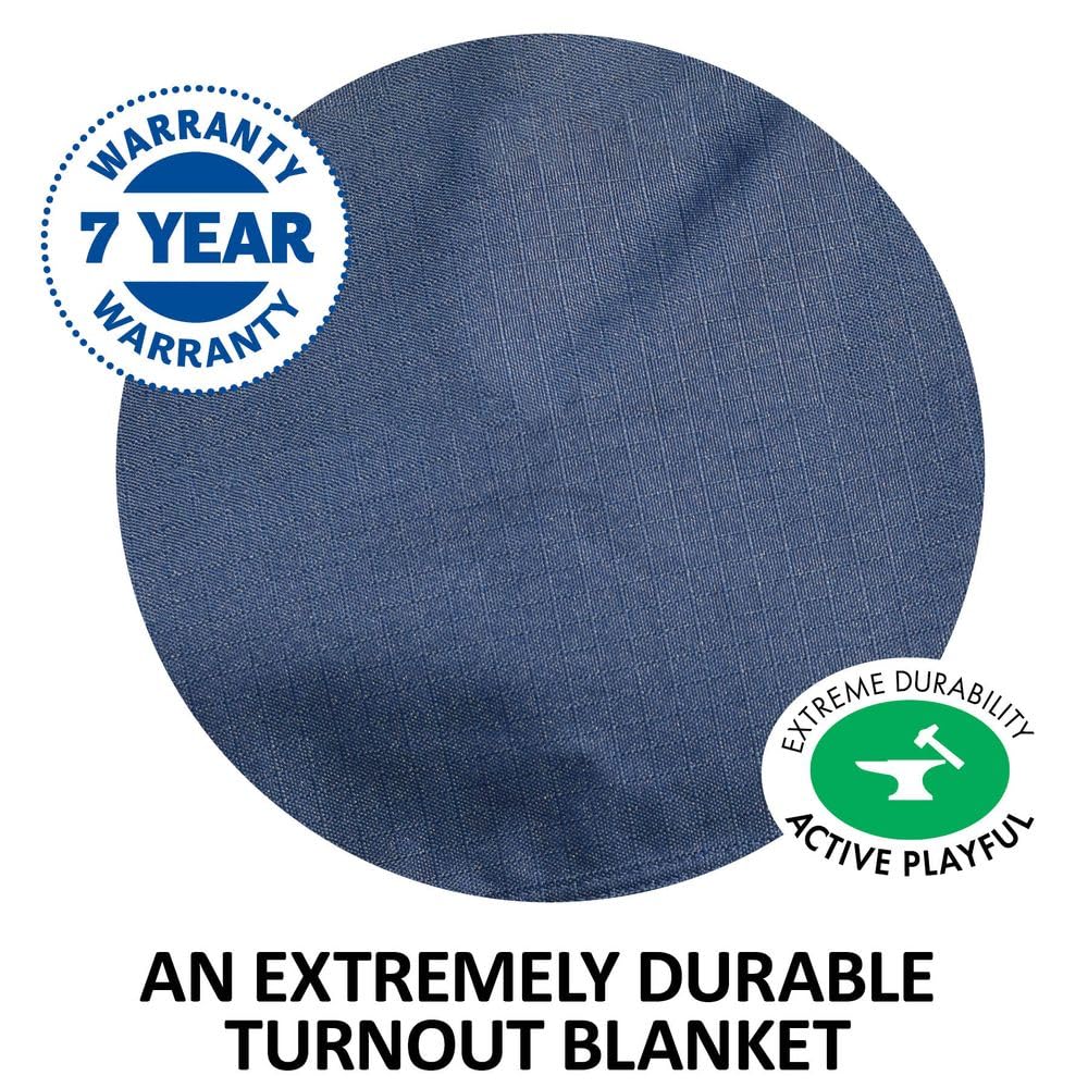 Challenger II Senior Adjusta-Fit Surcingle Horse Turnout Blanket | Wither Relief | Waterproof Horse Blanket | 1200D Ripstop | Winter Horse Blanket