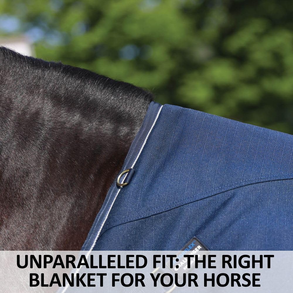 Challenger II Senior Adjusta-Fit Surcingle Horse Turnout Blanket | Wither Relief | Waterproof Horse Blanket | 1200D Ripstop | Winter Horse Blanket