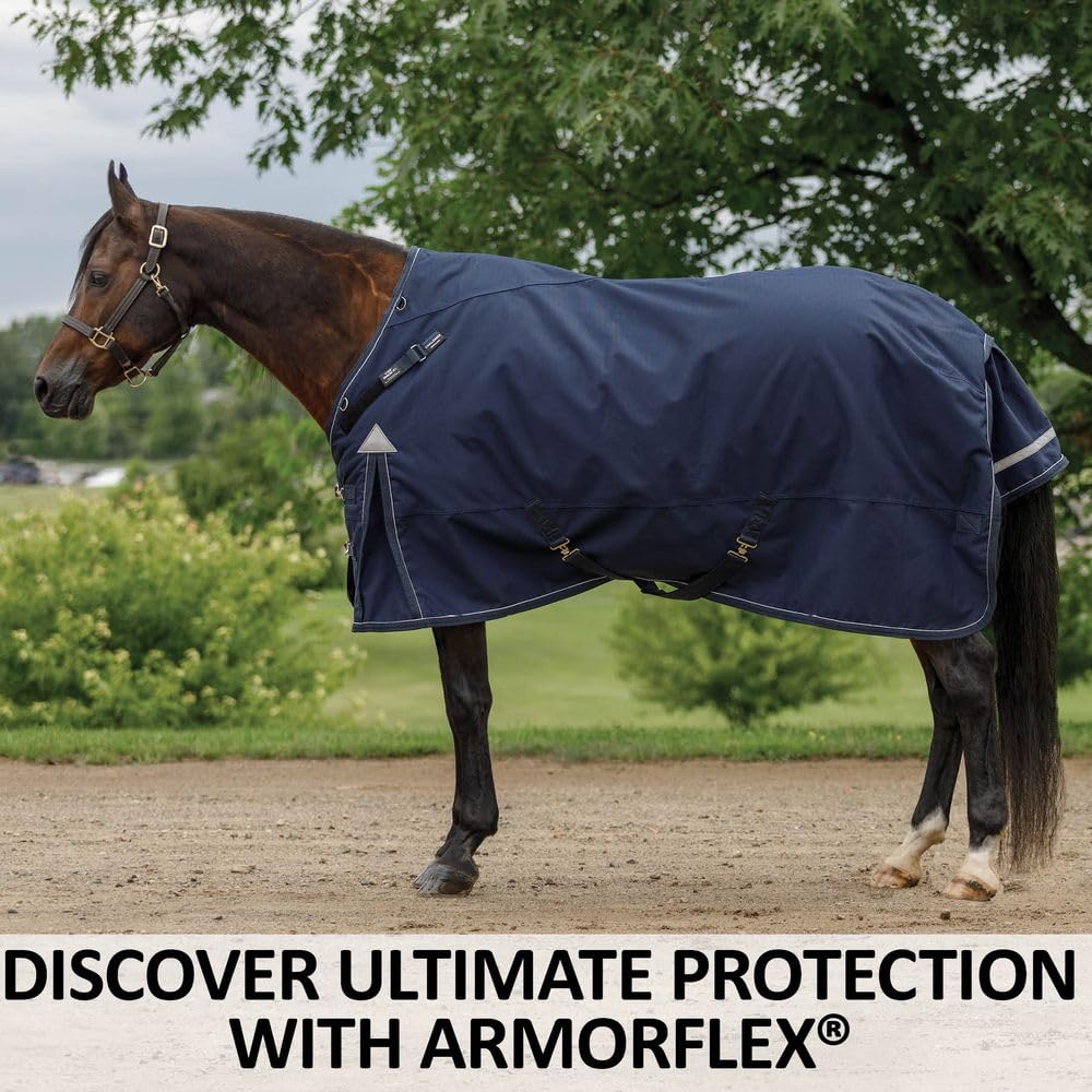 Challenger II Senior Adjusta-Fit Surcingle Horse Turnout Blanket | Wither Relief | Waterproof Horse Blanket | 1200D Ripstop | Winter Horse Blanket
