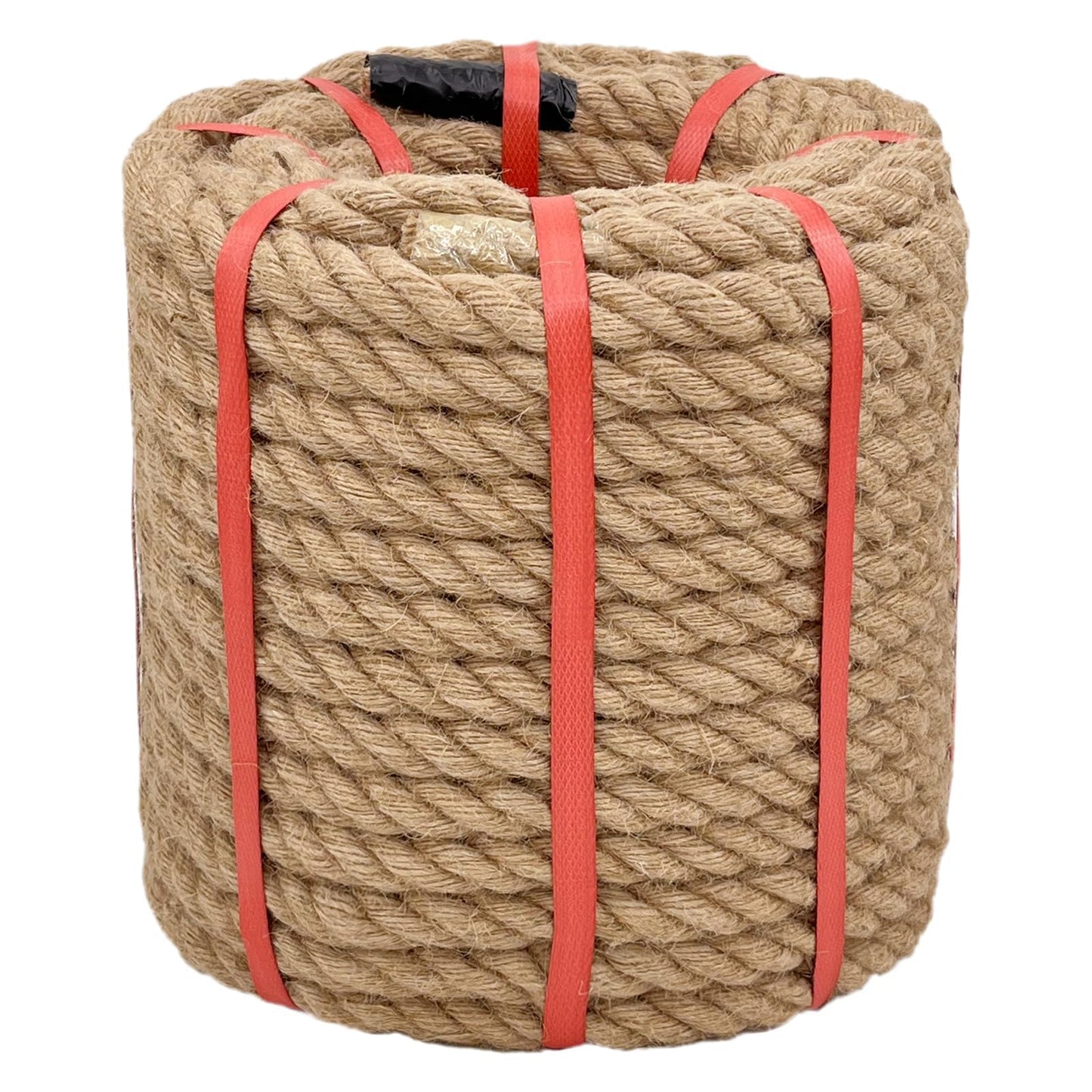 1 Inch x 50 Ft Hemp Rope, 900 Lbs Working Strength, 4 Strand Twisted Cord for Tug of War, Porch Swings, Landscaping & Decor
