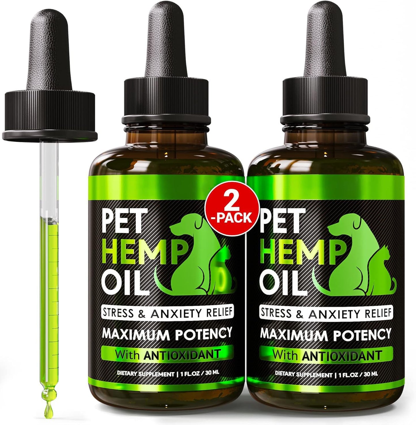 Hemp Calming Chews for Dogs with Anxiety and Stress - 180 Soft Dog Calming Treats - Dog Anxiety Relief - Storms, Fireworks, Thunder, Barking, Separation Aid - Valerian Root - L-Tryptophan - Hemp Oil