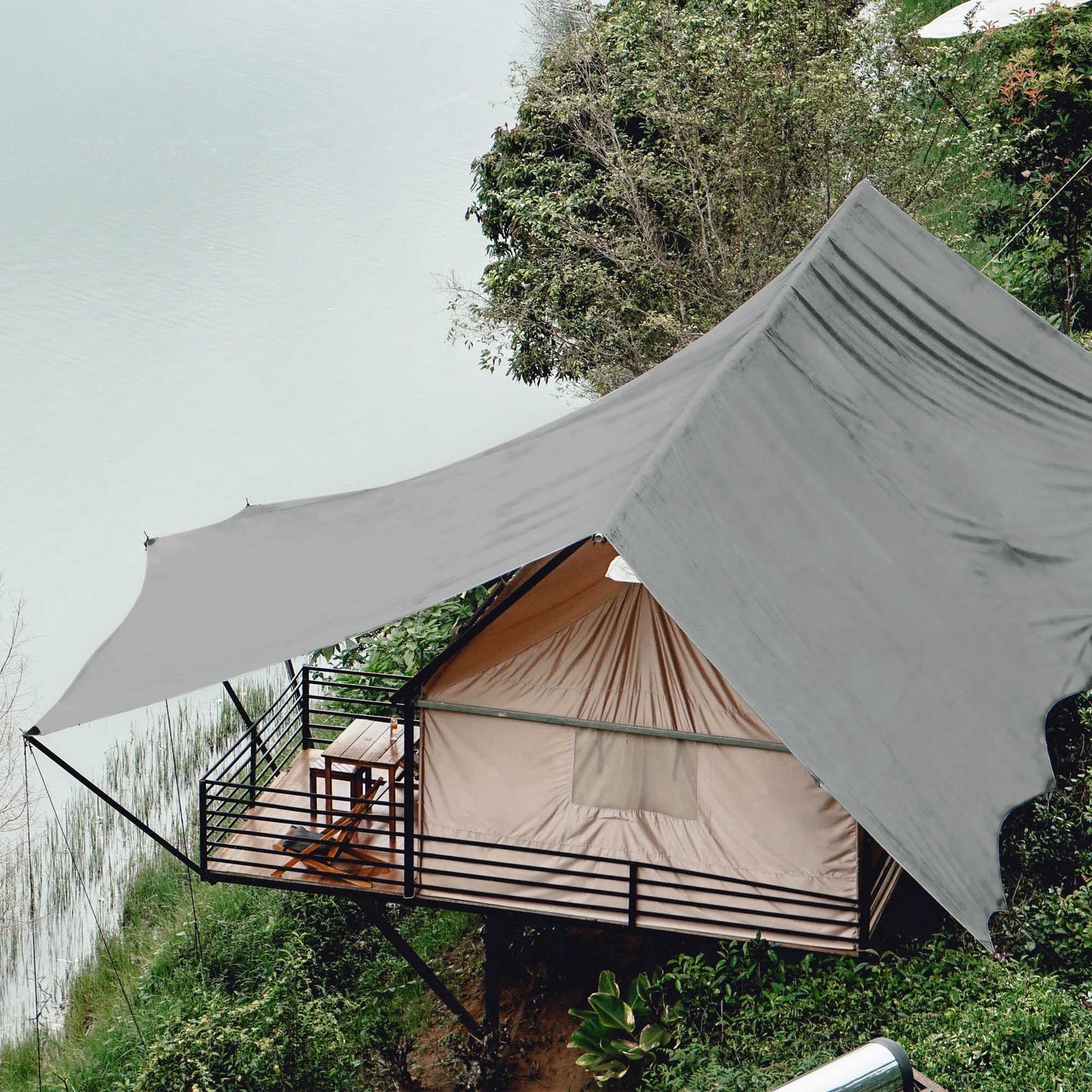 30x40ft Heavy Duty Poly Tarp Silver Black