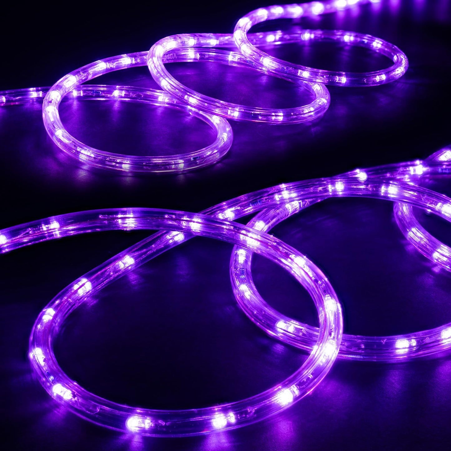 10' 20' 25' 50' 100' 150ft Outdoor LED Rope Light Water-Resistant Extend to 300'