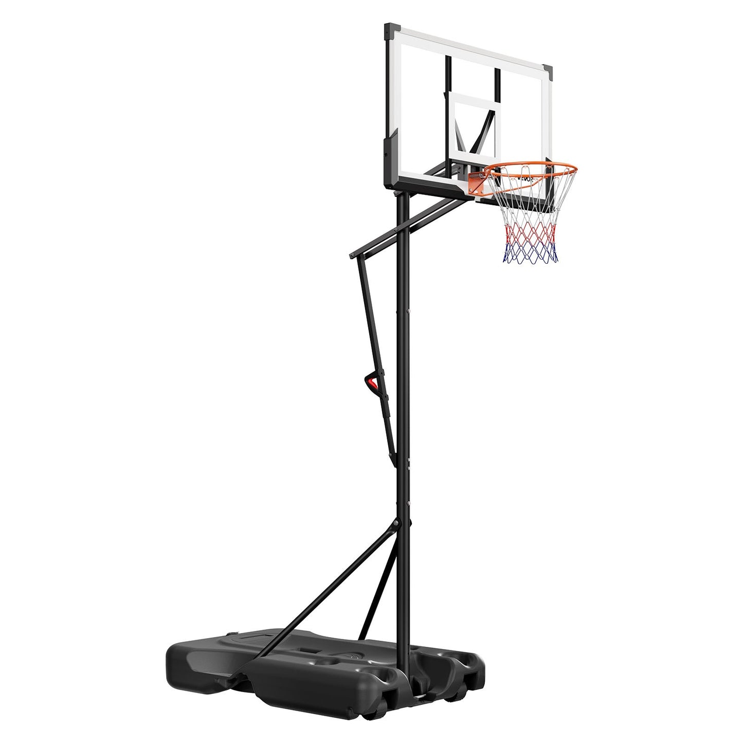 VEVOR Portable Basketball Stand 10 ft Adjustable Height with 54″ PC Backboard