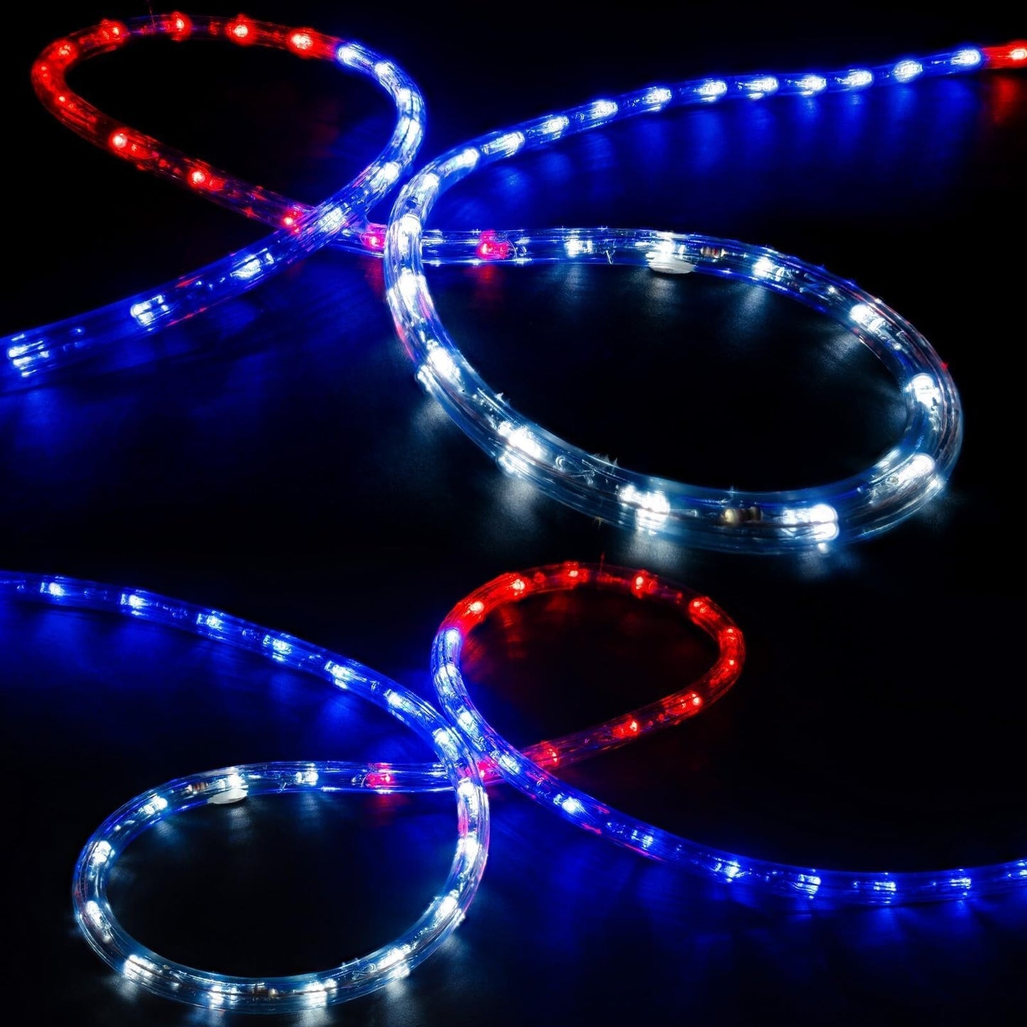 10' 20' 25' 50' 100' 150ft Outdoor LED Rope Light Water-Resistant Extend to 300'