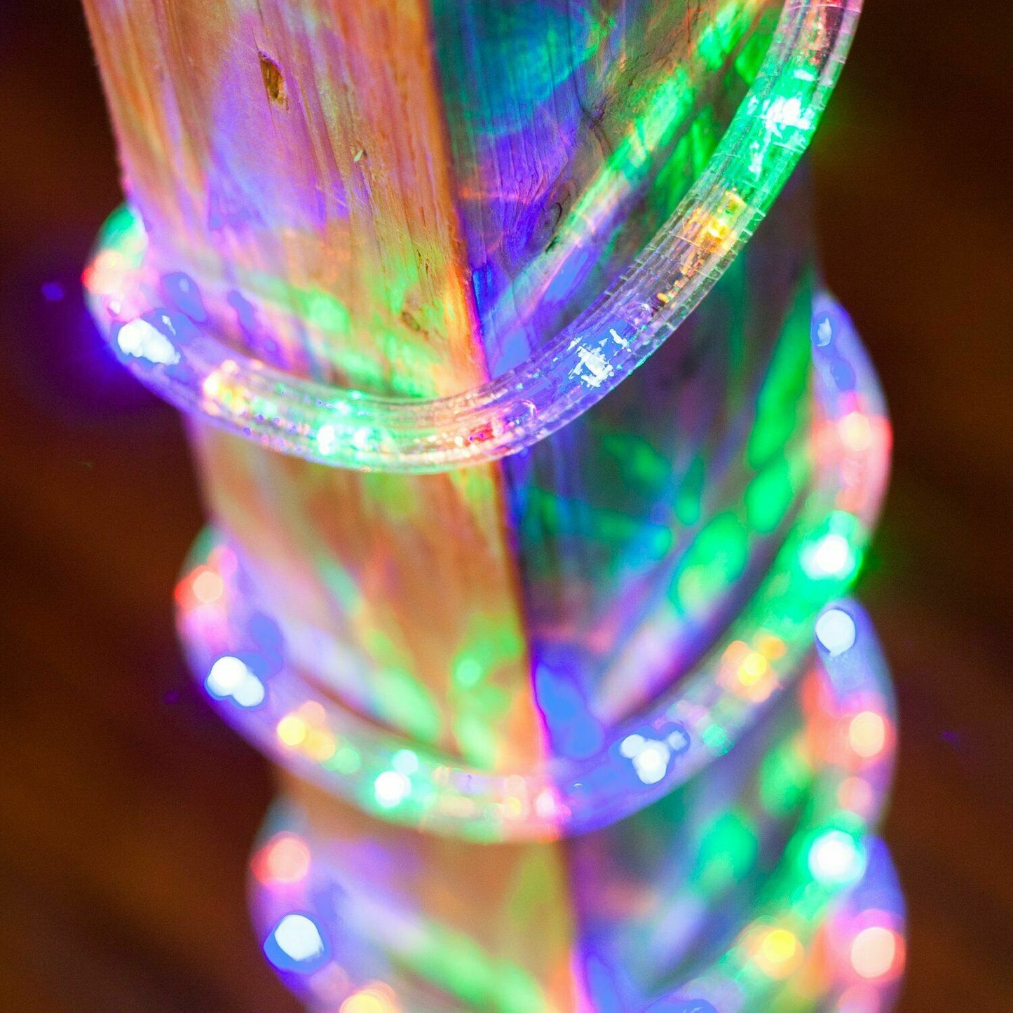 10' 20' 25' 50' 100' 150ft Outdoor LED Rope Light Water-Resistant Extend to 300'