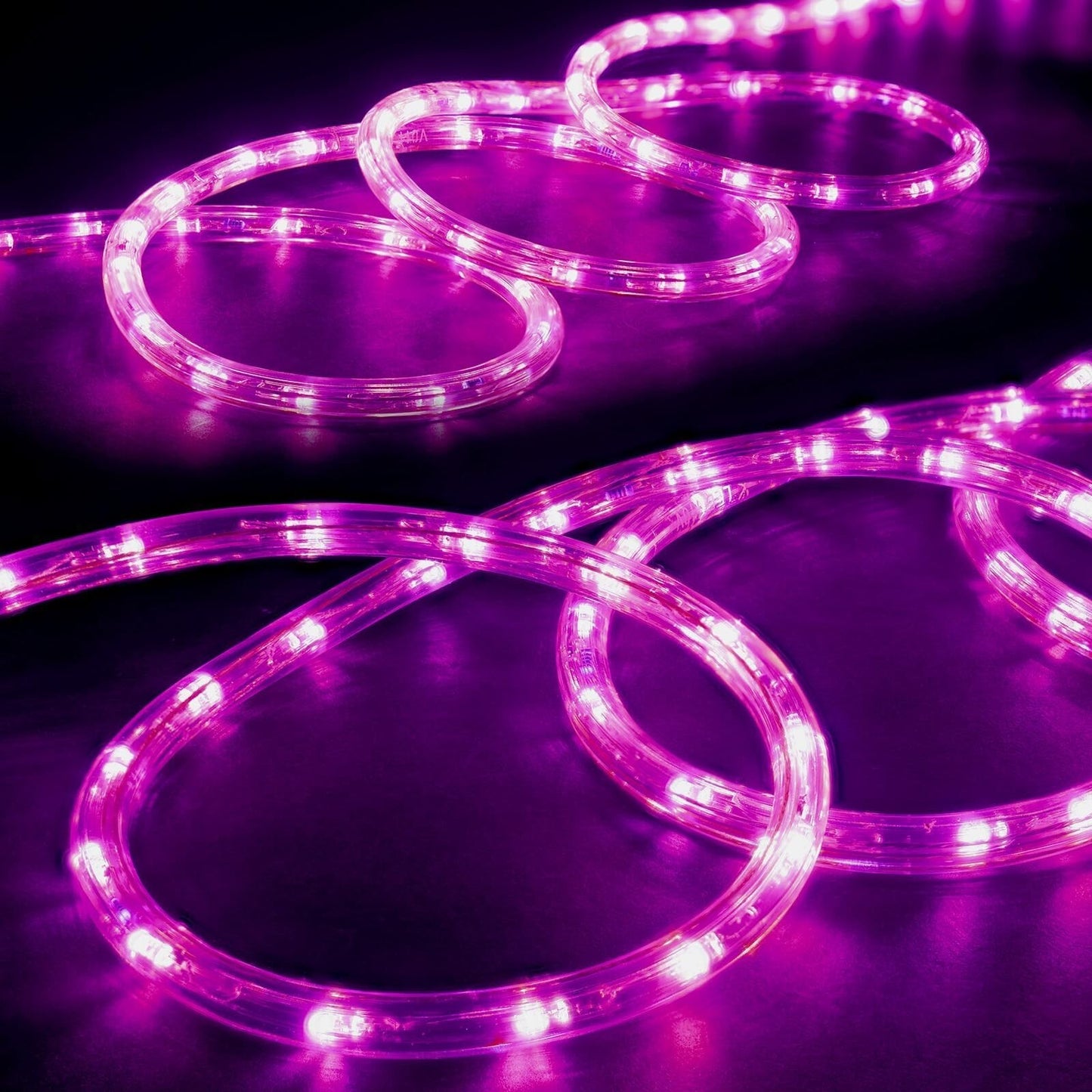 10' 20' 25' 50' 100' 150ft Outdoor LED Rope Light Water-Resistant Extend to 300'