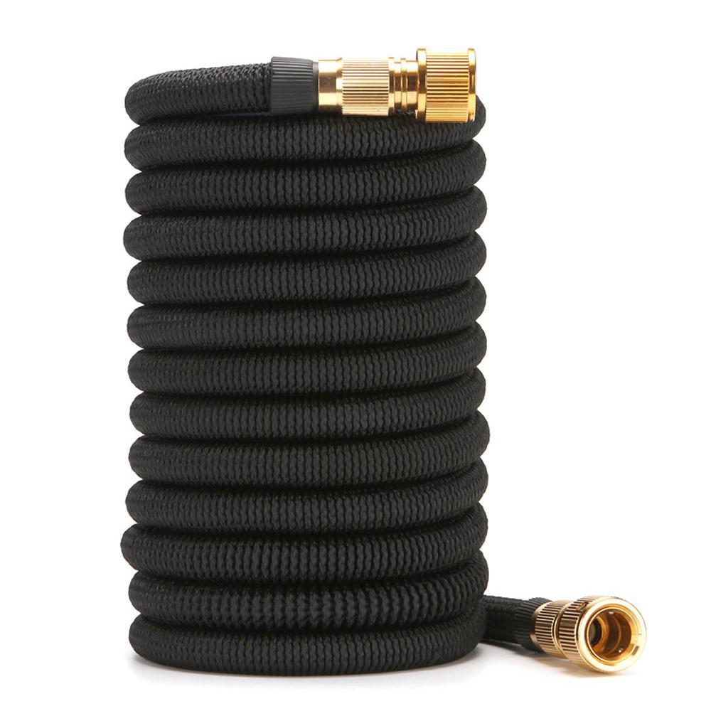 25-100 FOOT EXPANDABLE GARDEN HOSE, UPGRADED LEAKPROOF LIGHTWEIGHT NO-KINK