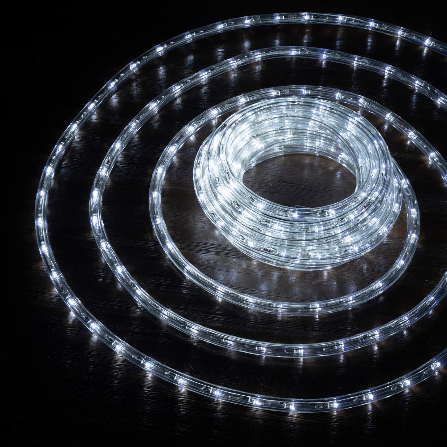 10' 20' 25' 50' 100' 150ft Outdoor LED Rope Light Water-Resistant Extend to 300'