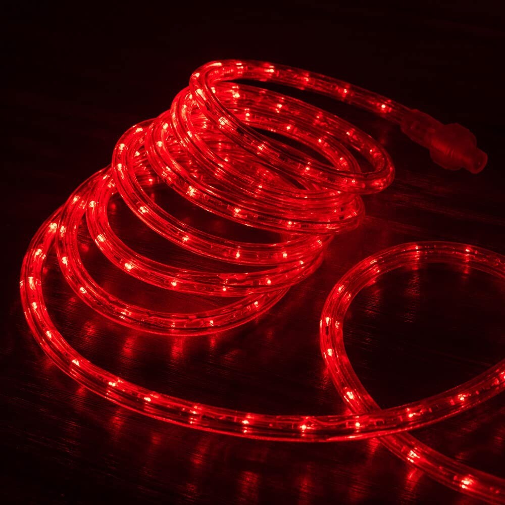 10' 20' 25' 50' 100' 150ft Outdoor LED Rope Light Water-Resistant Extend to 300'