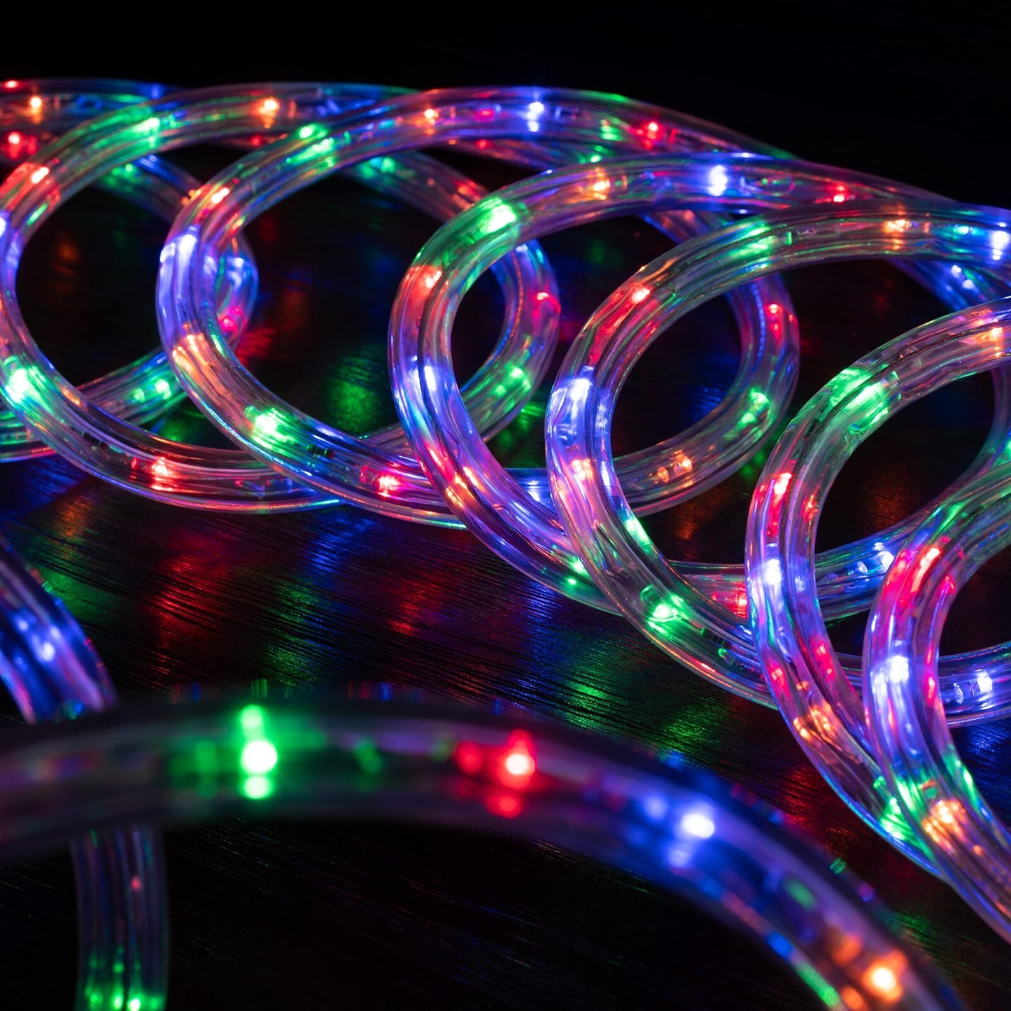 10' 20' 25' 50' 100' 150ft Outdoor LED Rope Light Water-Resistant Extend to 300'