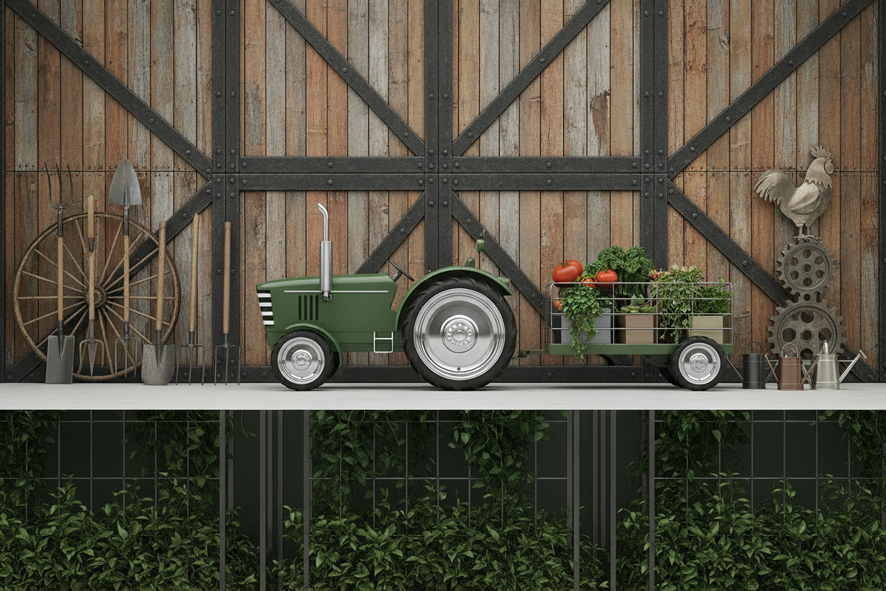Urban Barnyard Banner without text